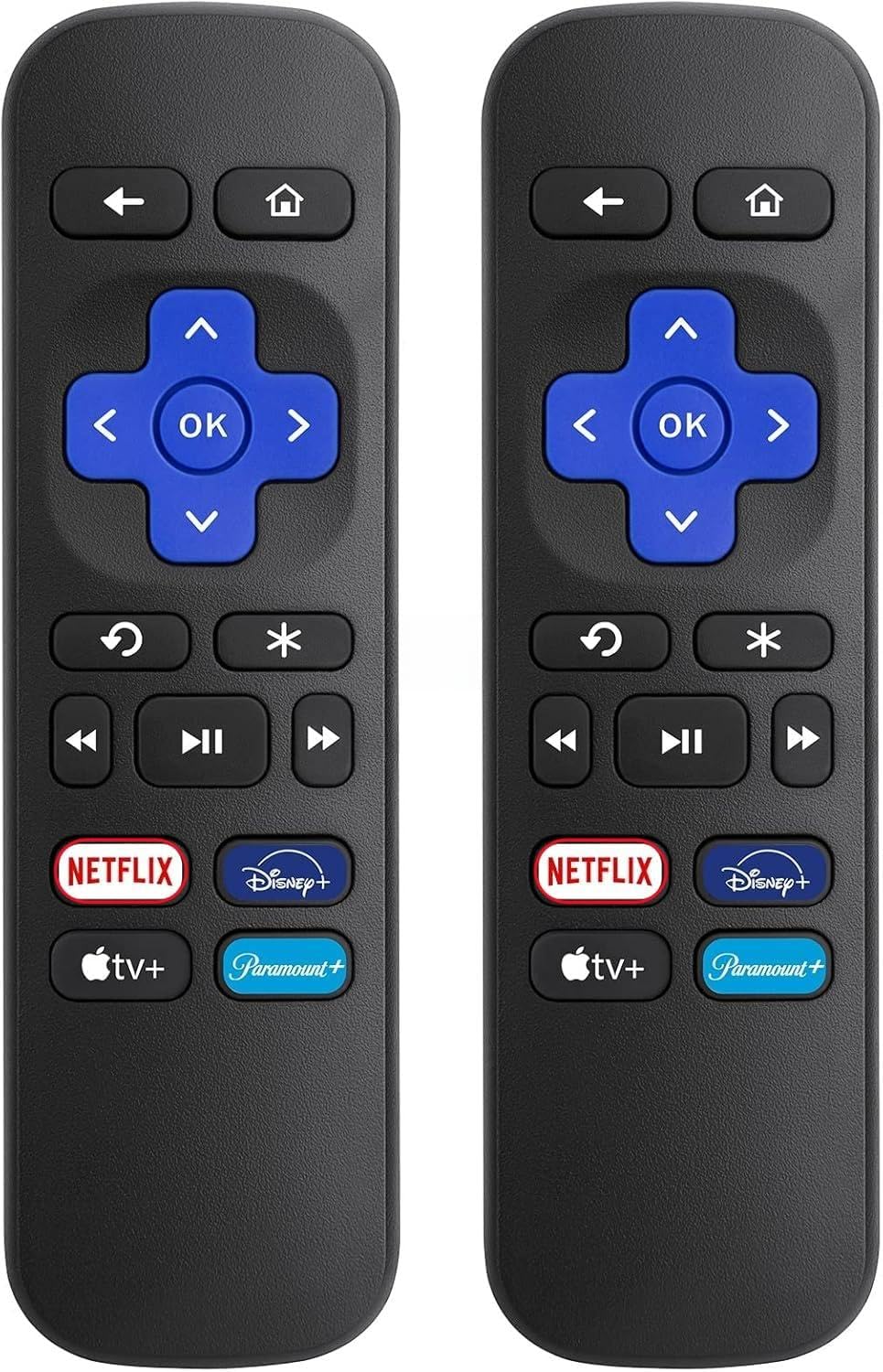 ?Pack of 2? Suitable for Roku Remote Replacements-Compatible with Roku Box, Roku Player, Roku Express, Roku Premiere, Roku 1/2/3/4(NOT for Any TVs or