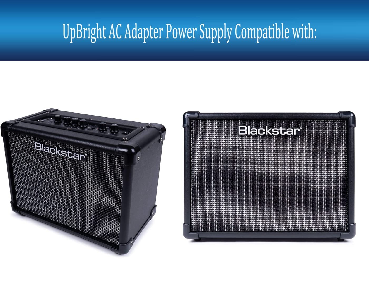 UpBright 10V 3A AC Adapter Compatible with Blackstar ADP0101500 ID Core 10 10w 20 20W V2 V3 IDCORE10 IDCORE20 191100-VA 191101-VA Electric Guitar…