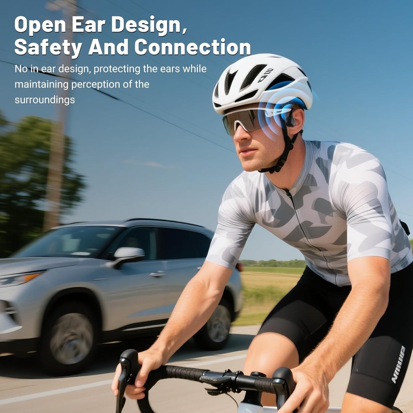 SUNGDOGIN 2025 New Bluetooth 6.0 Bone Conduction Headphones, Open-Ear Design, Sweatproof & Waterproof, HD Stereo Sound, 10Hrs Playtime, Lightweight…