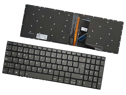 Laptop Keyboard Compatible for Lenovo IdeaPad S340-15API S340-15 S340-15IML S340-15IWL Spanish Layout Backlit