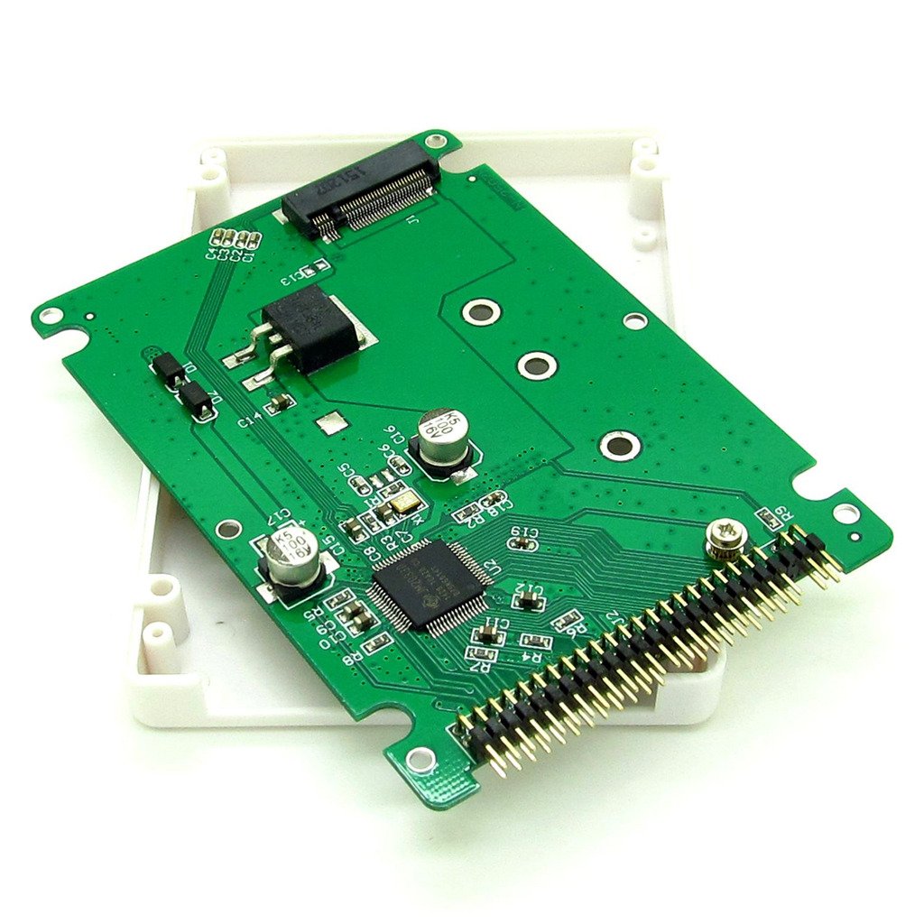 M.2 NGFF SATA SSD to 2.5 IDE 44pin Converter Adapter with Case for Computer Accessries