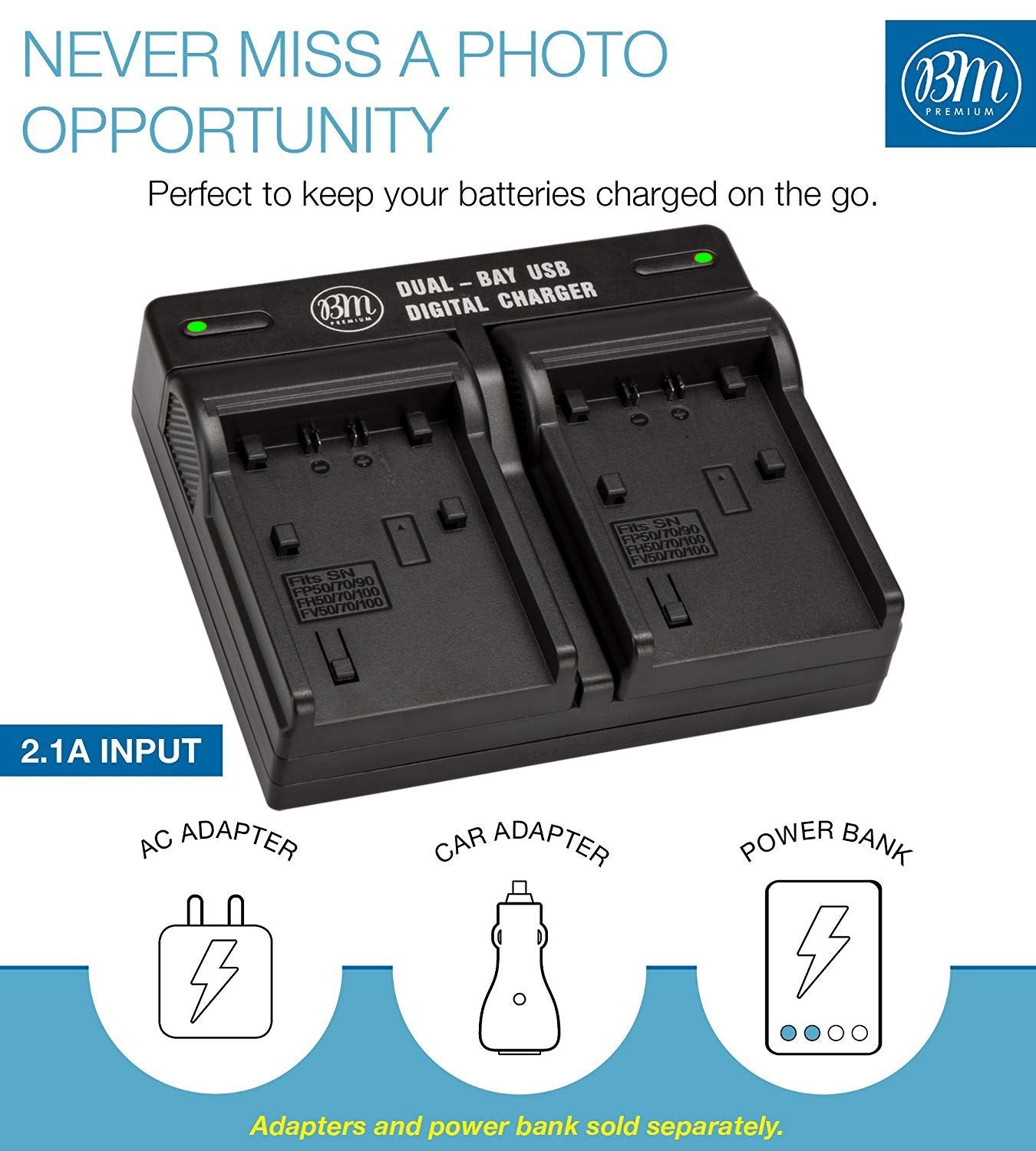 NP-FV50, FV70, FV100 Dual Battery Charger for Sony FDR-AX700, PXW-Z90V, HXR-NX80, HDR-CX455B, HDR-CX675B, CX560, CX900, PJ340, PJ540, PJ670B, PJ810