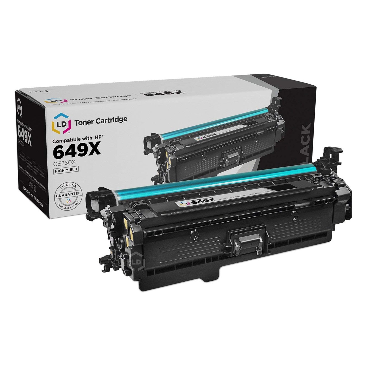 LD Products Remanufactured Toner Cartridge Replacement (Single Pack, Black) for HP 649X CE260X High Yield Works with Printers Color LaserJet: CP4525