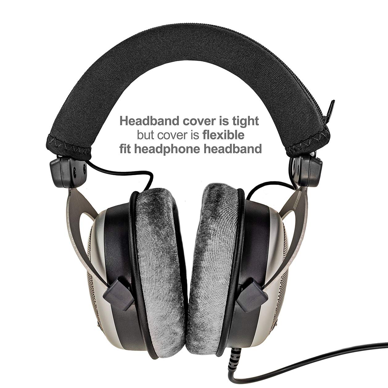 LTYIVABHTTW DT770 Headband Cover Compatible with DT770, DT880, DT990, DT 770 PRO, DT 880 PRO, DT 990 PRO Headphones (Black)
