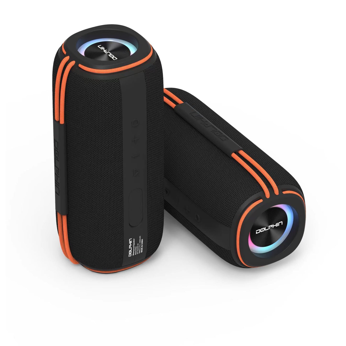 Dolphin DR-60 30W Waterproof Portable Bluetooth Speaker | Perfect for Outdoor Adventures Like Hiking, Beach, Pool, or Shower, Bedroom, Garage