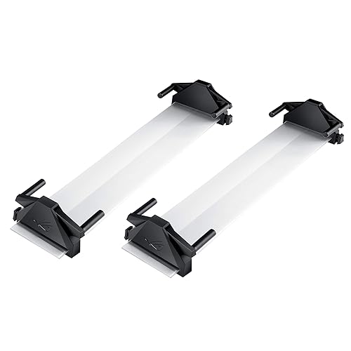 ASUS ABF01 ROG Bezel-Free Kit Universal Multi-Monitor Setup with Optical Micro-Structures Easy Assembly, Clear, (Set of 2)