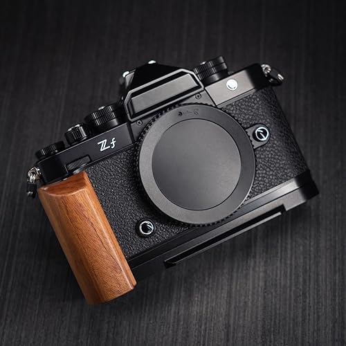 Iborrys L-Shaped Camera Handle ?Compatible with Nikon Zf Camera ?Precious Vintage Solid Wood | Handcrafted by Experienced Artisans (Desert Ironwood