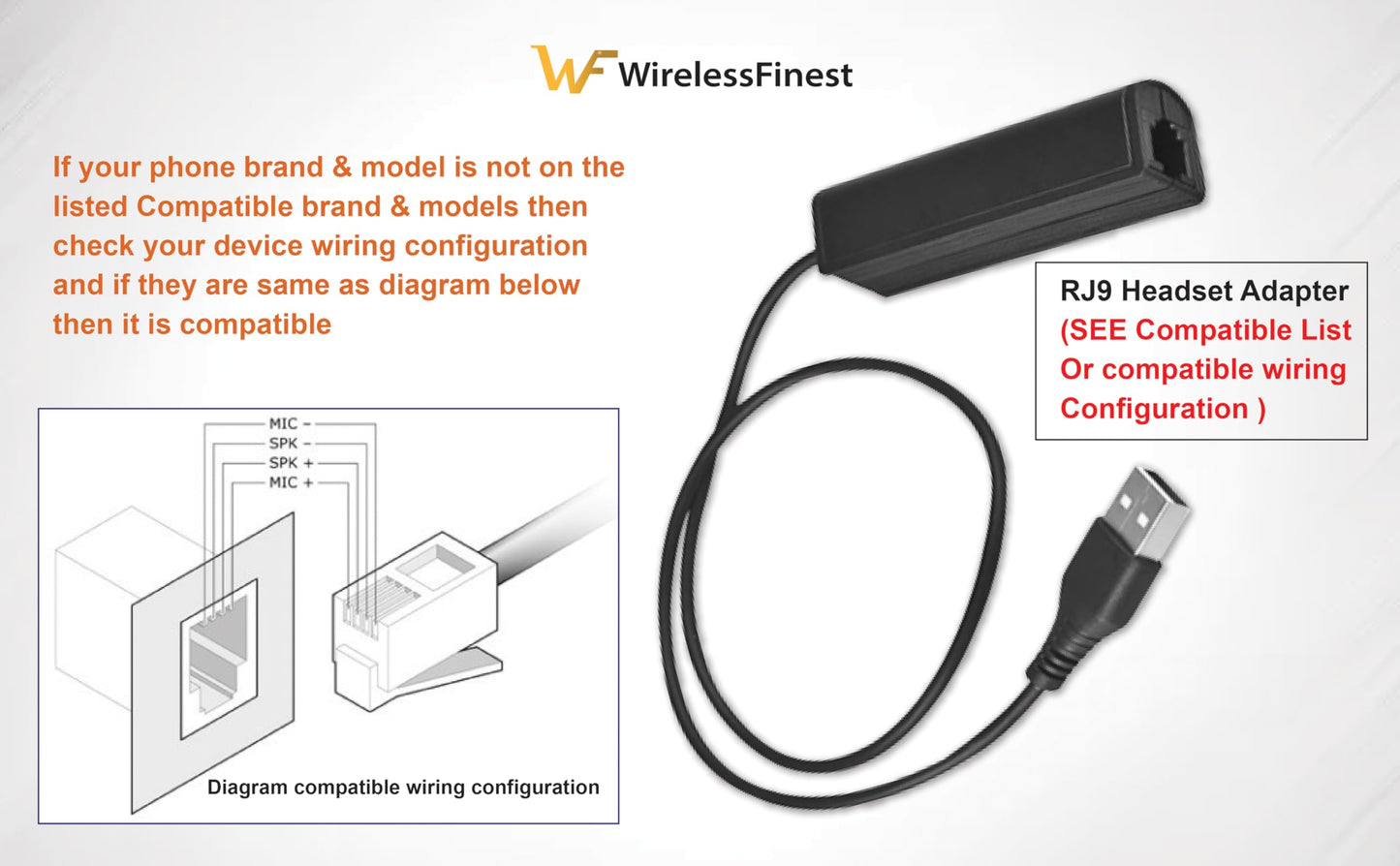 USB Plug Computer PC Laptop To RJ9 Female Adapter For Headset Work With Avaya Nortel Nt Yealink Viop POE NEC Mitel Office Desktop IP Telephone Phone