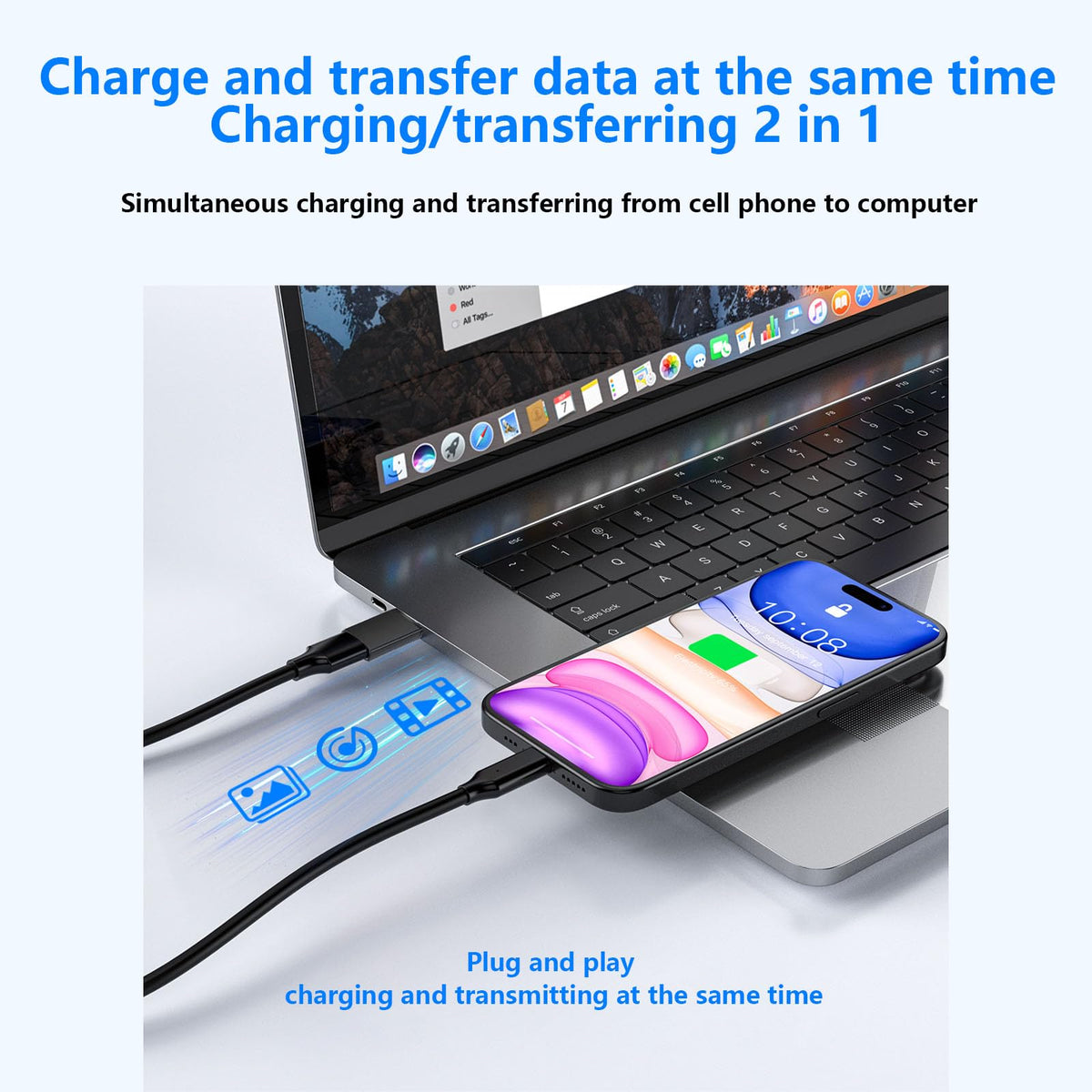 Verbstel 10 Pack USB C to USB3.0 Adapter, Type C Male to USB Female Adapter for Smartphone, PC, Laptop, Tablet, Keyboard