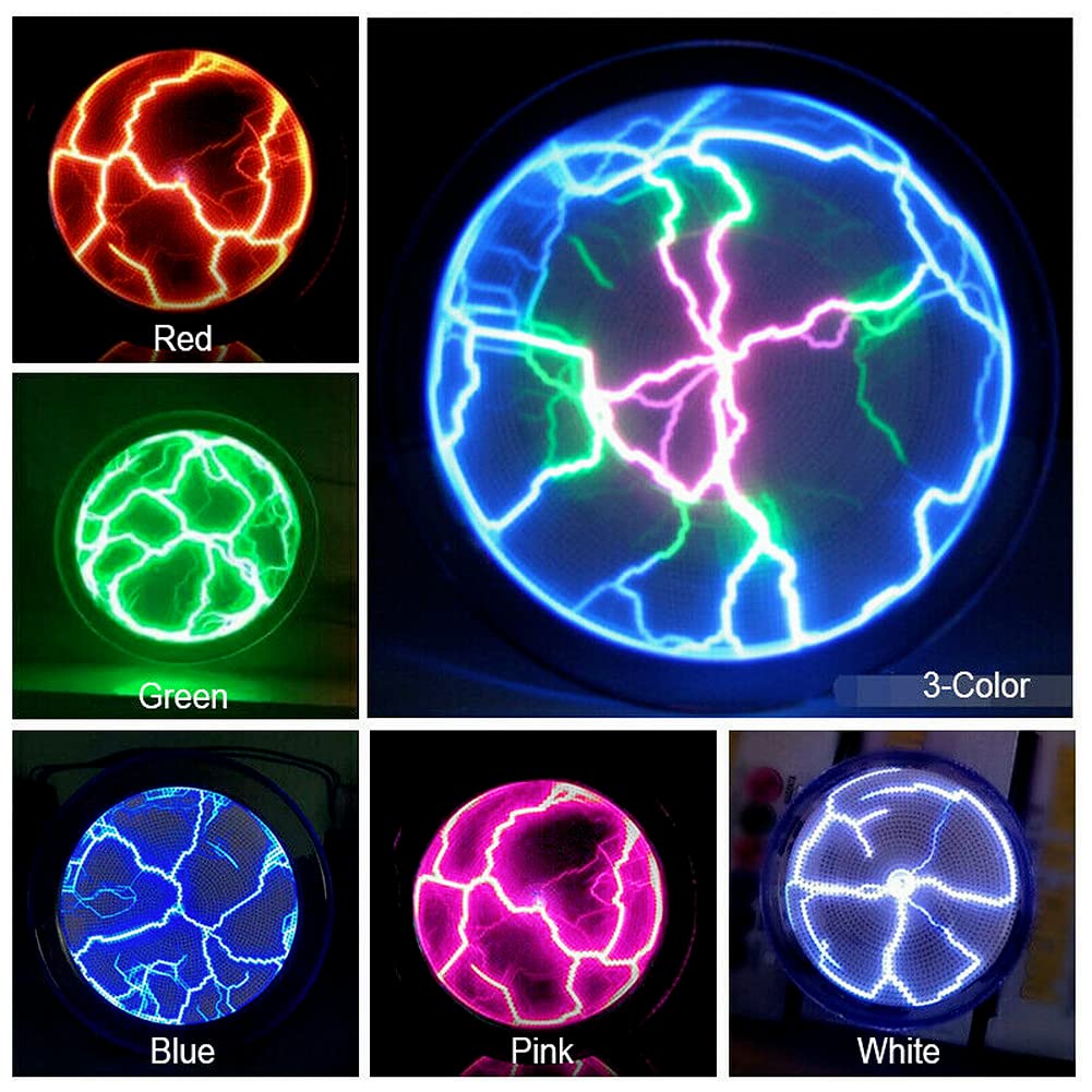 ausuky Pocket Plasma Plate LED Lighting Family Party Club Disco Decor Lumen Lamp (3-Color)