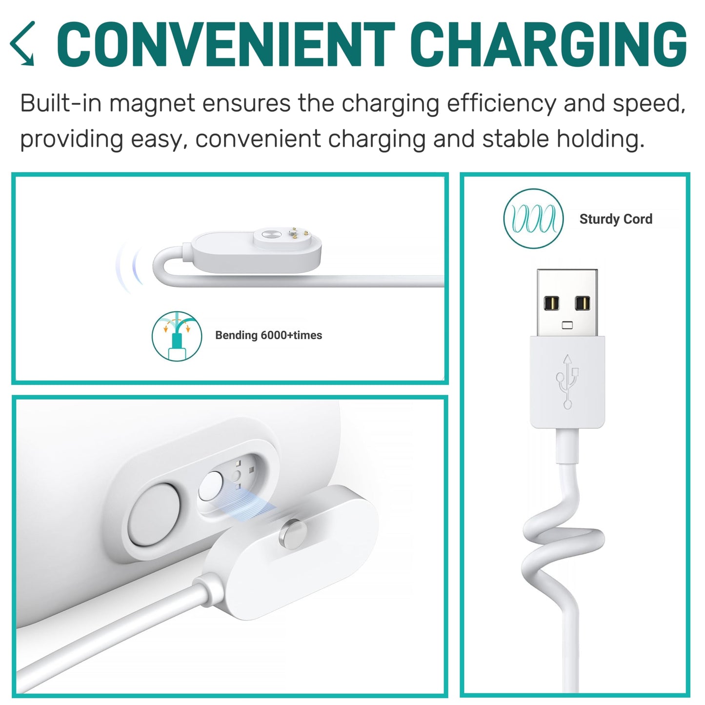 Arlo Camera Charger 2 Pack 10FT Compatible with Arlo Pro 5S 2K, Pro 4, Pro 3, Ultra 2, Ultra, Floodlight, Go 2 Cameras, arlo Magnetic Charging Cable