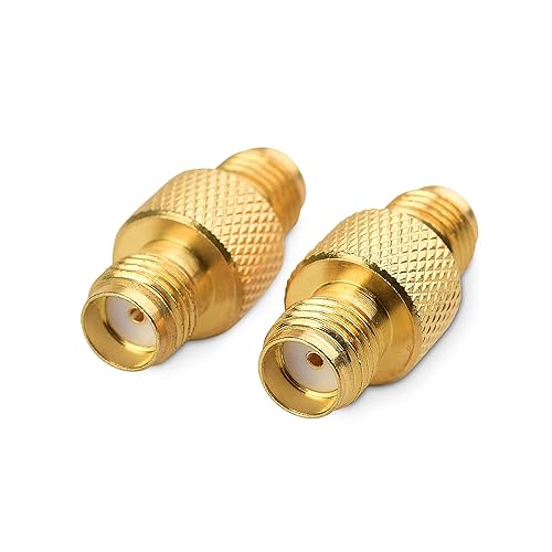 Cable Matters 2-Pack SMA Female to SMA Female Coaxial RF Adapter, RF Coupler Adapter