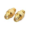 Cable Matters 2-Pack SMA Female to SMA Female Coaxial RF Adapter, RF Coupler Adapter