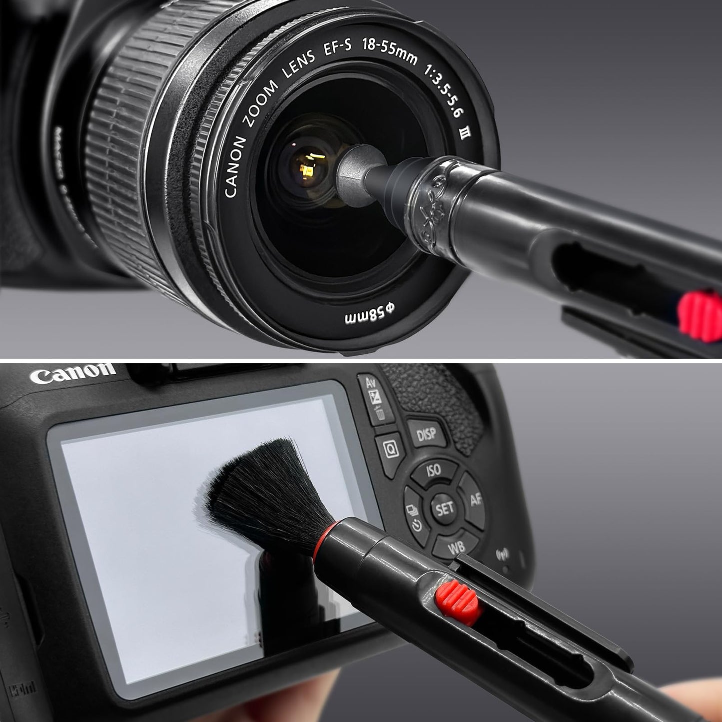 Aispour Camera Lens Cleaning Kit, 10-in-1 Camera Cleaning Kit, Camera Lens Cleaner and Camera Accessories, Includes Lens Cleaning Kit/Lens