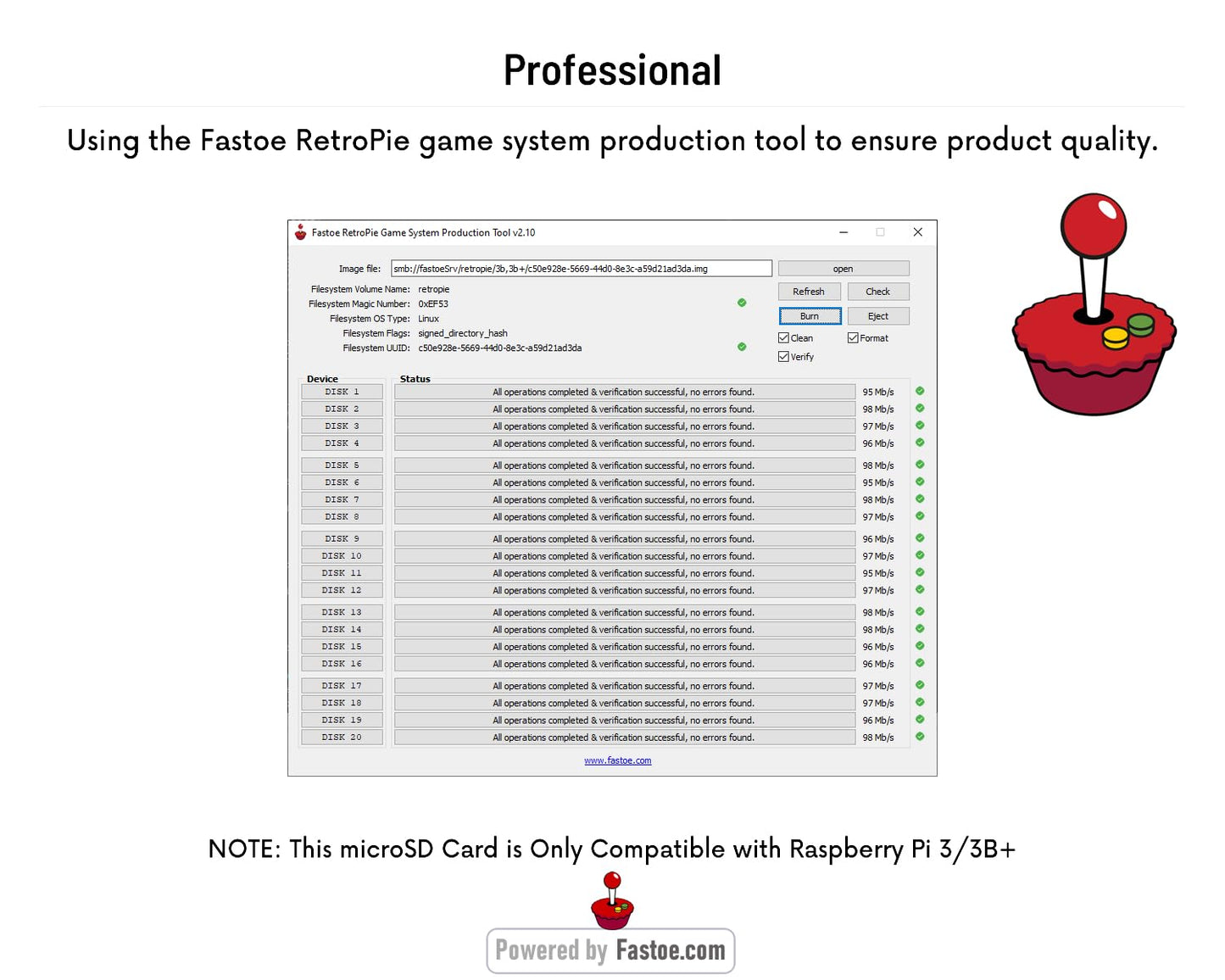 Fastoe 128GB Gaming microSD Card Preinstalled RetroPie with Games for Raspberry Pi 3/3B+