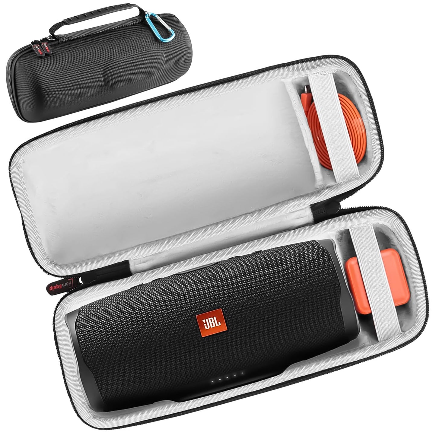 HomEquip Hard Shell Case for JBL Charge 5 / Charge 4 Wireless Waterproof Portable Speaker (case only)