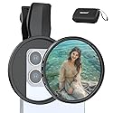 NEEWER 2 in 1 67mm Clip On CPL & Black Diffusion 1/4 Filter Compatible with iPhone 17 16 15 Pro Max Plus 16e 14 13 Mini 12, Circular Polarizing Phone