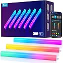 Govee Glide Wall Lights, RGBIC LED Light, Smart Gaming Light Compatible with SmartThings, RGB Lights Bar, LED Wall Lights for Bedroom, 2 Panels Set (3