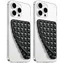 Anteel 2026 Upgraded 2 Pack Silicone Suction Cup Phone Case Mount Double Sided, Non Slip Phone Accessories, Hands-Free Strong Grip Silicon Phone