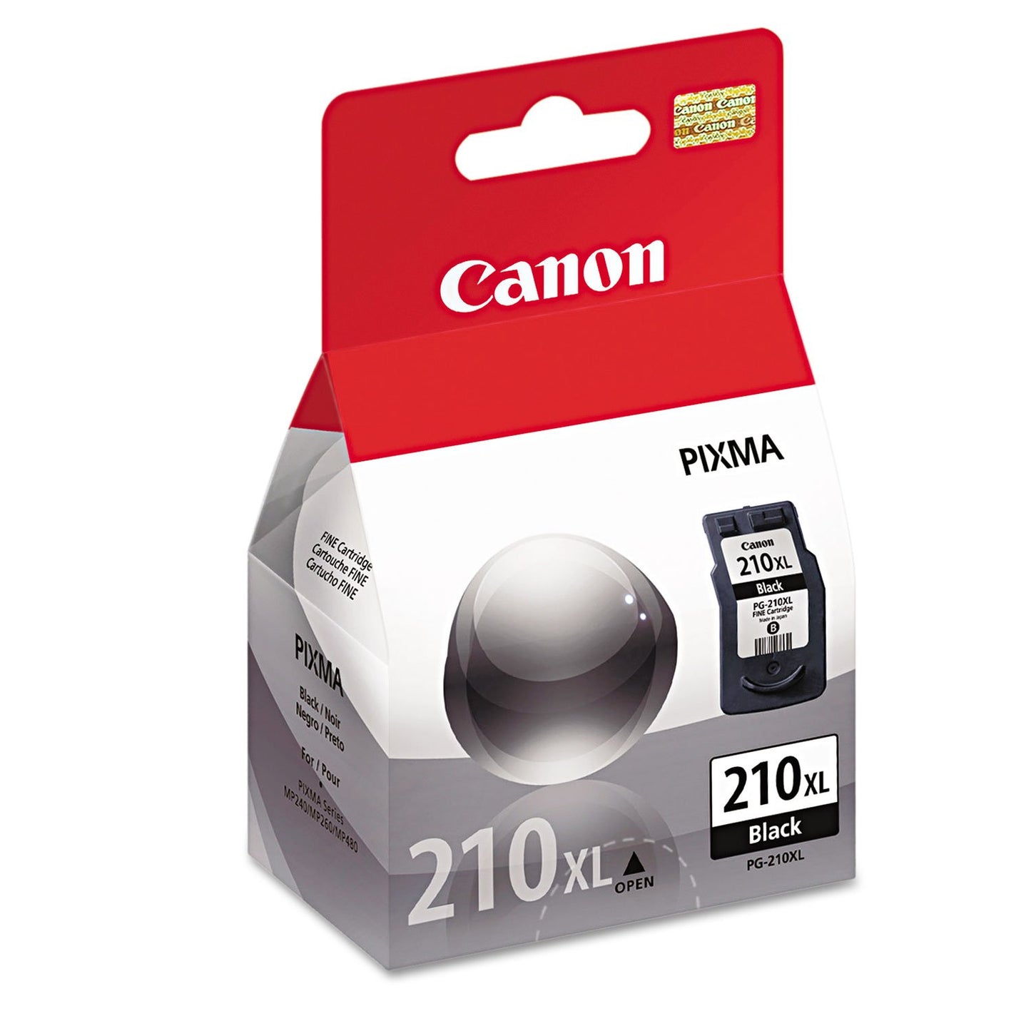 Canon 2973B001 (PG-210XL) High-Yield Ink Cartridge, Black - in Retail Packaging