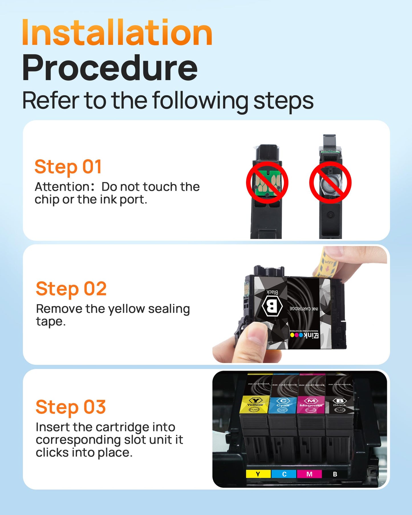 E-Z Ink Remanufactured Ink Cartridge Replacement for 252XL Combo Pack for Epson Printer Workforce WF-7110 WF-7710 WF-7720 WF-3640 WF-3620 (4 Large