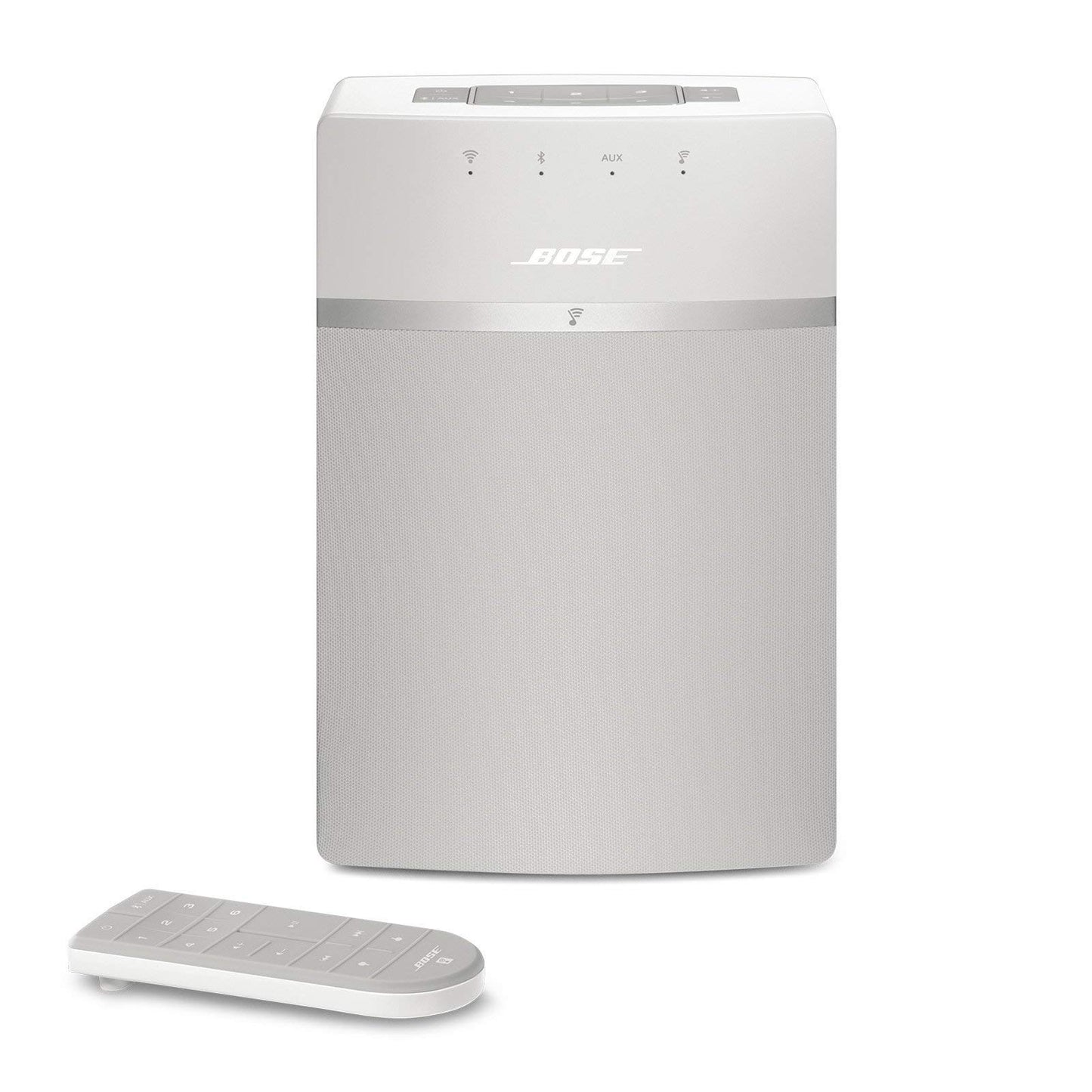 Bose SoundTouch 10 Wireless Speaker, Compatible with Alexa, White (Renewed)