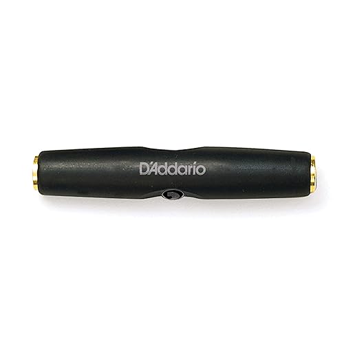 D'Addario Accessories PW-P047T ¼” Female to ¼” Female Stereo Adapter - Extend the Length of 1/4” Cables - Conductors Provide Convenience, Maximum