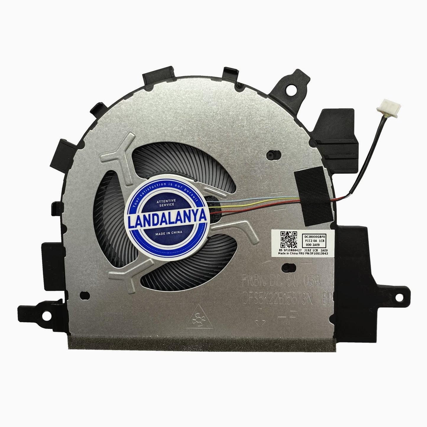 Landalanya Replacement new CPU Cooling Fan for Lenovo IdeaPad 3-15ITL6 82H8 3-15ALC6 82KU 3-15ADA6 82KR Series Laptop p/n:5F10S13943 DC28000GBD0