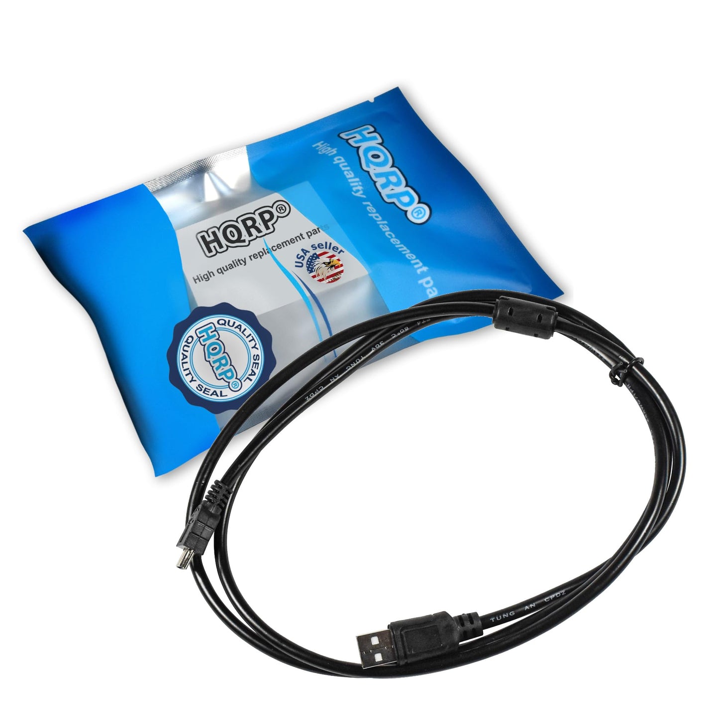 HQRP USB Cable for JVC Everio HDD Camcorder/Video Camera GZ and G Series Camcorder