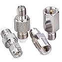 TUOLNK 4 Type Set SMA to FME 4G Antenna Adapter Kit SMA to FME Coaxial Adapter WiFi Antenna for Coaxial Cable WiFi Antenna Wireless LAN Device RF Coax
