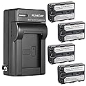 Kastar 4-Pack Battery and AC Wall Charger Replacement for Sony DCR-DVD100, DCR-DVD101, DCR-DVD200, DCR-DVD201, DCR-DVD300, DCR-DVD301, DCR-DVD91