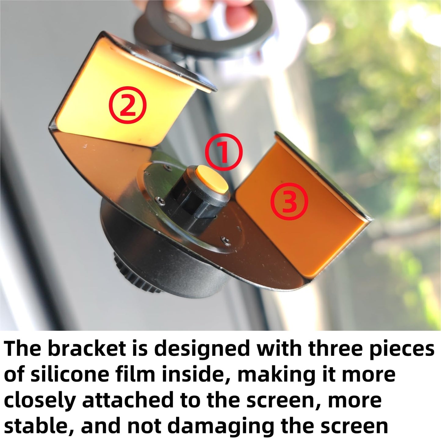 Tesla Model Y/Model 3 Accessories Phone Mount for MagSafe,Car Phone Holder Mount for Tesla 3/Y/S/X?Strongest Magnet Power? Fits All Phones