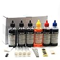 BCH Standard Printer Refill Ink Kit - 600ml Bulk Dye Ink (3X Black, Cyan, Magenta, Yellow) - UV-Resistant, Vivid Colors - Compatible with HP, Epson