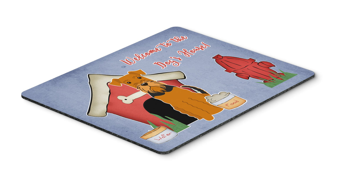 Caroline's Treasures BB2795MP Dog House Collection Airedale Mouse Pad, Hot Pad or Trivet for Home Office Gaming Working Computers Laptop Mouse