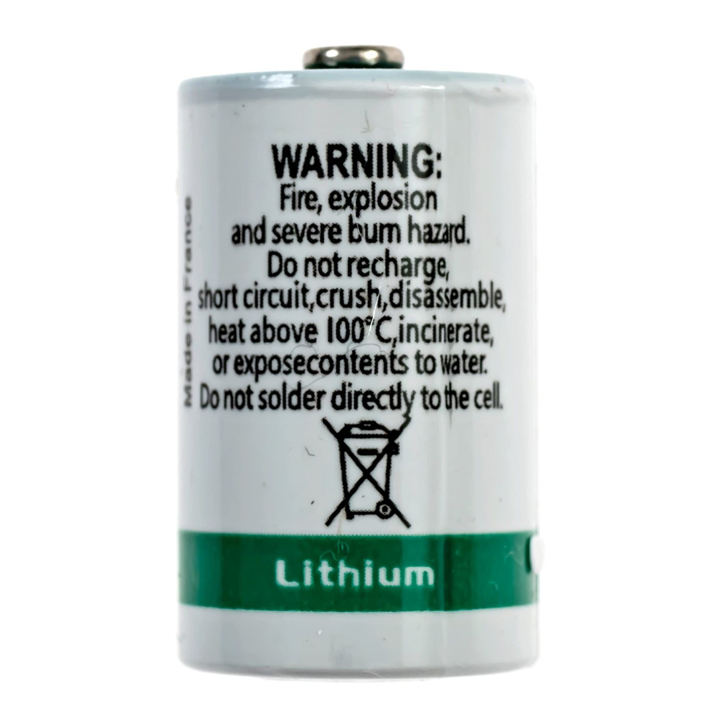 Saft LS14250 3.6V 1/2AA Lithium Battery, 3.6 Volt 1200mAh, GE Simon XT