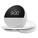 PUUUCI Wall Mount Shelf, Compatible with Echo Spot, Echo Pop, Echo Dot, HomePod Mini, Google Home, with Cord Storage, Easy Installation, Fits Devices