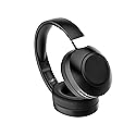 RCA Wave-54 Wireless Over-Ear Bluetooth Headphones, Hi-Res Audio, Deep Bass, Noise Cancelling, Bluetooth 5.3, Foldable Headset with Mic, 12H…
