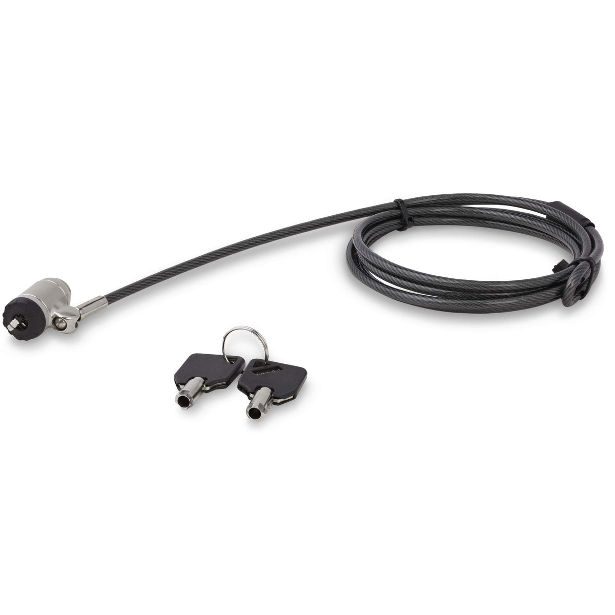 StarTech 6.6ft (2m) Laptop Cable Lock, with Keys, TAA, Desktops