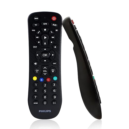 Philips Universal Remote Control, Universal TV Remote Replacement, Samsung TV Remote Control, for Roku Remote Replacement, Vizio, LG, Sony, Apple, 3