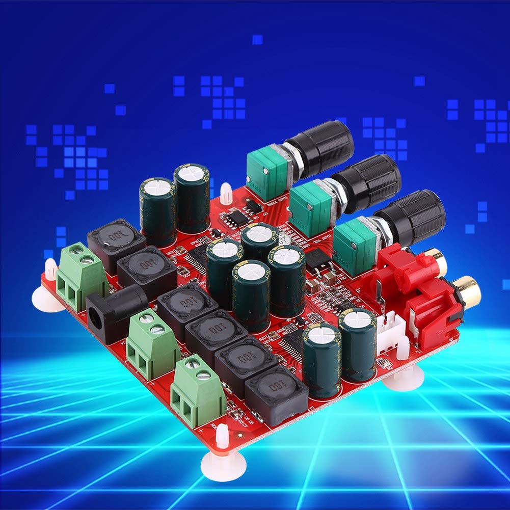 Audio Amplifier, Power Amplifier Board,TPA3118 2.1 Channel Stereo Subwoofer Digital Power Amplifier Board DC 12V-26V,Audio Power Amplifier Module