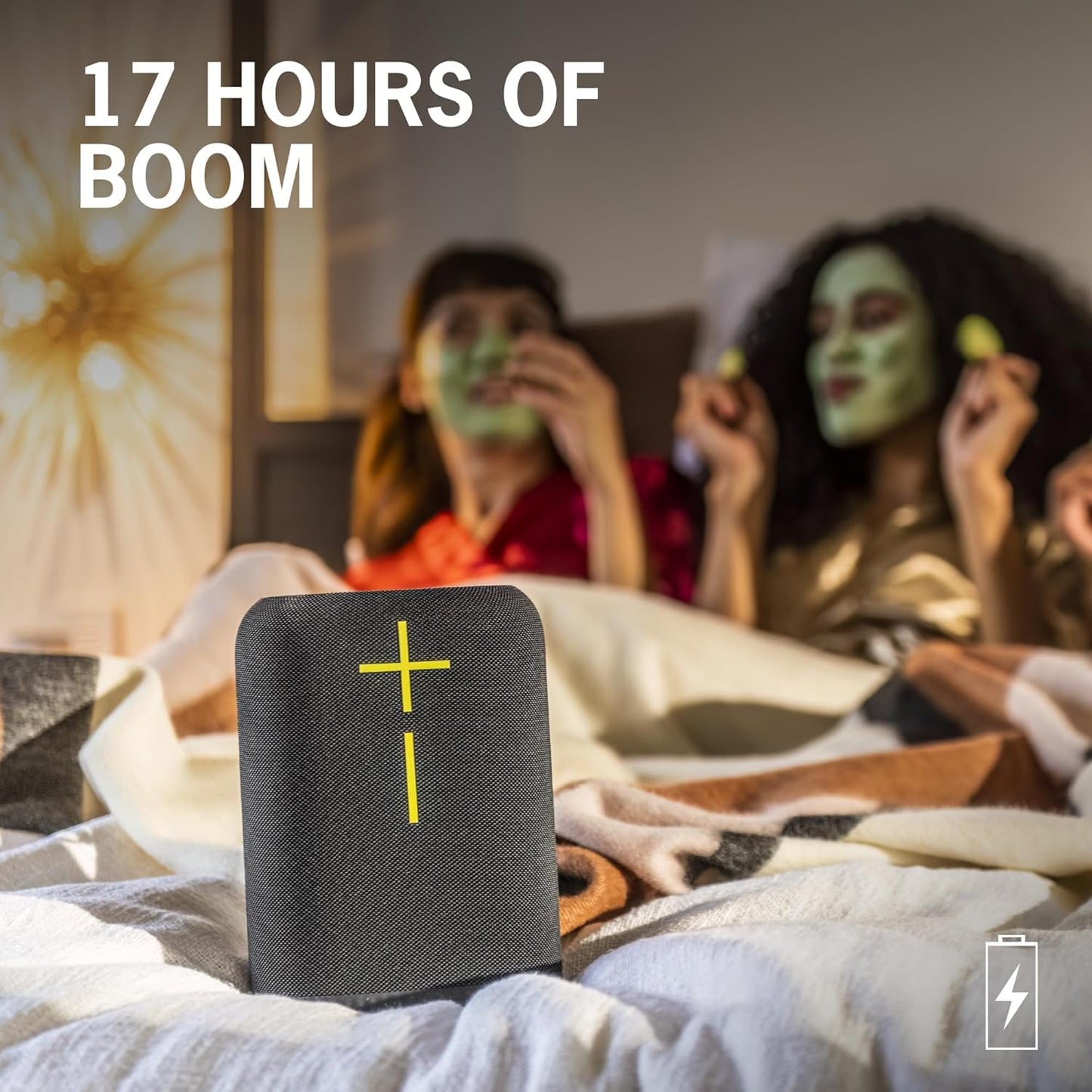Logitech Ultimate Ears EPICBOOM, Portable Wireless Bluetooth Speaker, Big Bass and Immersive, IP67 Waterproof, Floatable, 17 Hour Battery, 180 ft