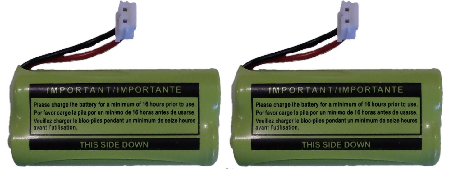 Replacement Battery BT184342 / BT284342 for Vtech CS6209 CS6219 CS6229 DS6121 DS6221 and More Cordless Telephones(2-Pack)