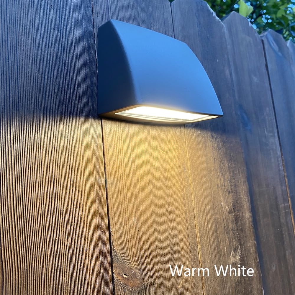 Leelands Low Voltage Landscape Lighting Deck LED Lights,Outdoor Stair Light Railing Fence Post Lights Cast Aluminum 5W 12-24V Weatherproof Bronze