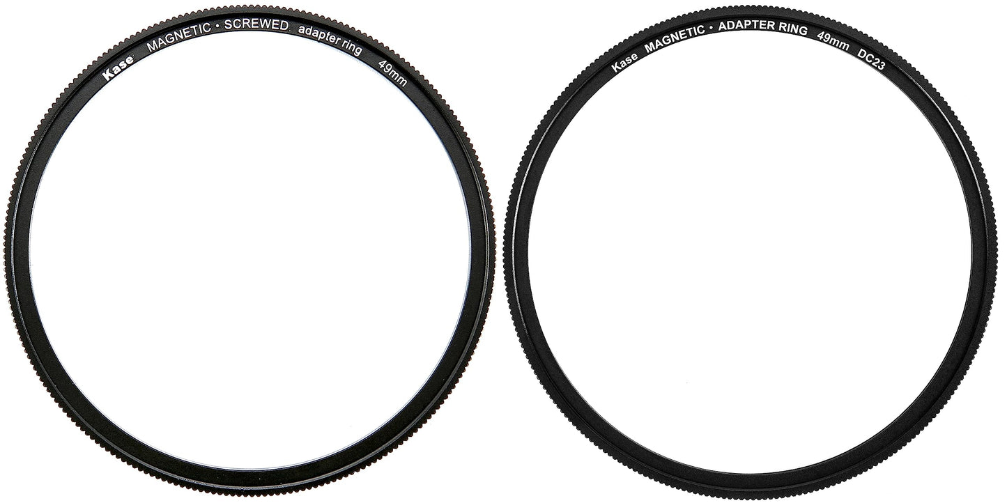Kase 49mm DIY Adapter Kit Converts Conventional Screw-in Filter to Magnetic