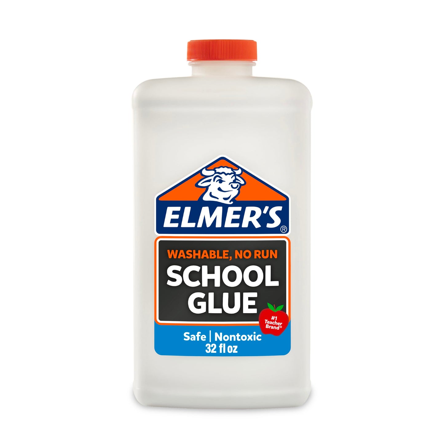 Elmer's Liquid School Glue White Washable 32 Ounces - Great for Making Slime, #1 Teacher Brand