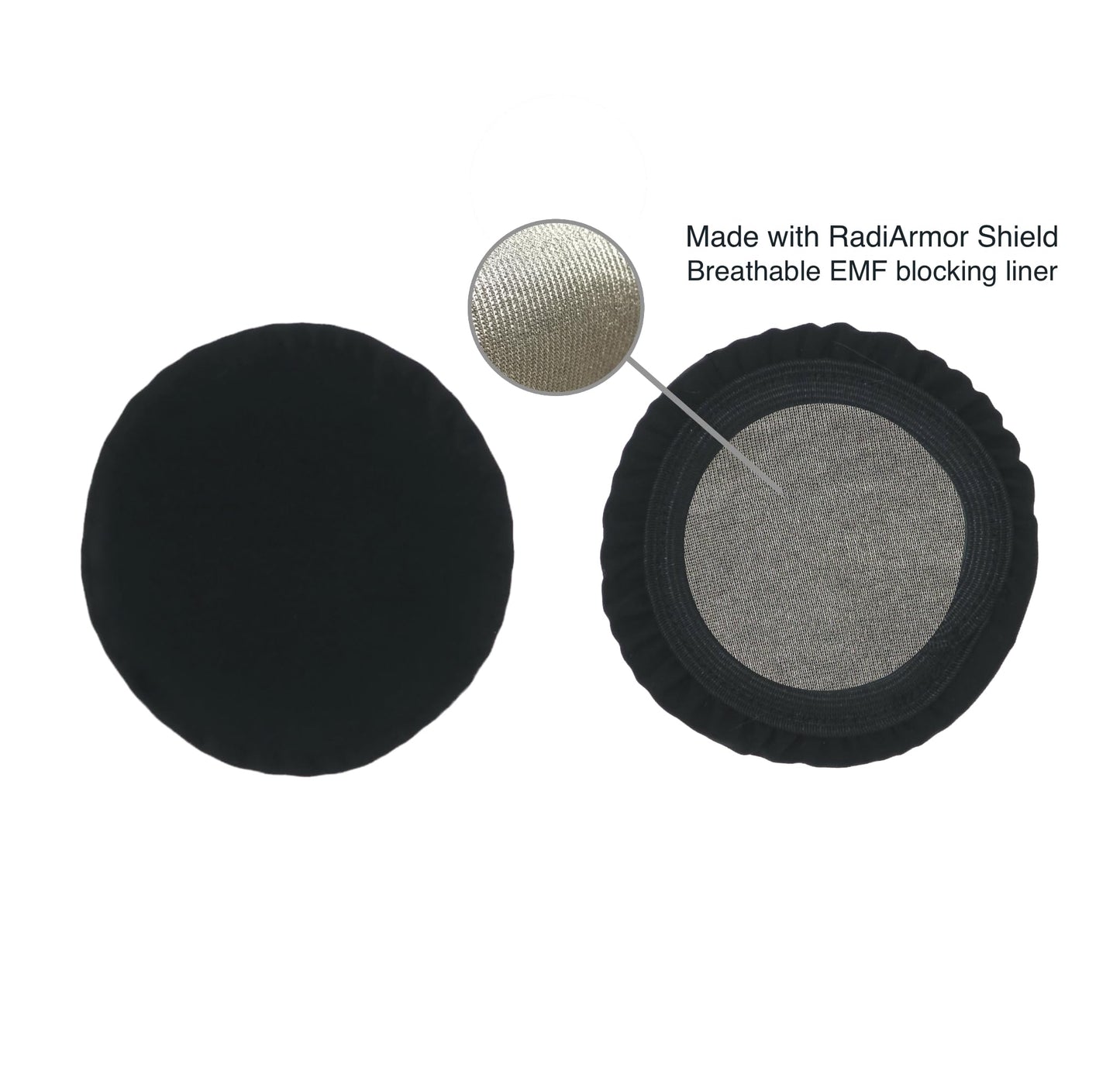 RadiArmor RF Blocking Headset Covers - Shielding for On-Ear Wireless Headsets, Headphones - Reduces RF Exposure Between 90-98% - Fits Most On-Ear