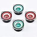 Cylewet 4Pcs 2" Diameter 52mm 3Ohm 5W Full Range Stereo Woofer Loudspeaker Audio Speaker for Arduino (Pack of 4) CYT1124