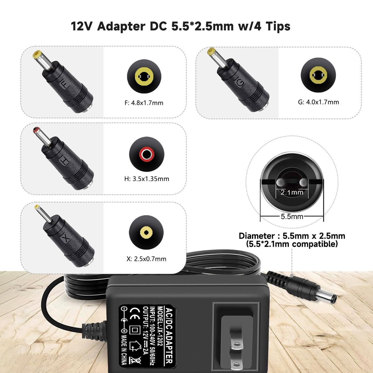 12V AC Roku Streaming Media Player Charger Adapter Compatible with Roku 3 230R 4230CA 4230RW 4200R, Roku 2 2720R 2720RW, Roku 1 2710R, 2710RW DC…