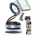 Car Phone Holder for Magsafe Car Mount 360° Adjustable Vacuum Magnetic Phone Holder 98LBS Suction Zinc Alloy Foldable Car Cell Phone Holder iphone