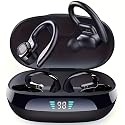 Audance Wireless Sport Earbuds with Ear Hooks, Bluetooth 5.4 Secure Fit Ear Buds for Running & Gym, Sweatproof IPX7, 50H Playtime Charging Case, 4-Mic